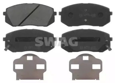 Комплект тормозных колодок, дисковый тормоз SWAG купить